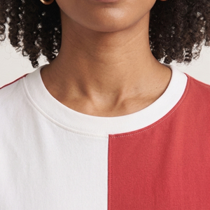 T-shirts à col rond OEM pour femmes, manches courtes, crop top en molleton français, style streetwear, 100% coton, vêtements printemps-été, tee-shirt en molleton français - Product Image 4