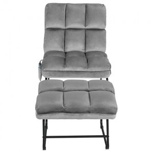 Zero Gravity <b>Massage</b> <b>Chair</b> with Ottoman PU Leather Remote Control for Neck <b>Back</b> Foot Relief - Product Image 3
