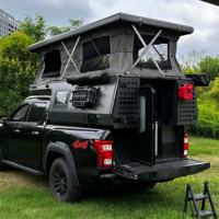 Auvent pliable pour Jeep Gladiator avec benne de 5 pieds, en aluminium léger et tente en toile