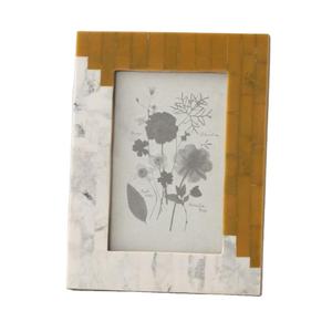 Wedding Anniversary Gifts Square Bone Inlay Resin Photo <b>Frame</b> Wall-<b>Mounted</b> Eco-Friendly Durable Decorative Scenery Modern Home - Product Image 1