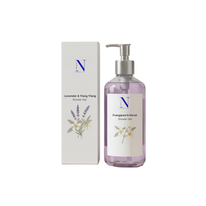 Gel de Ducha de Lavanda e Ylang Ylang, Hidratante, Floral, Limpiador Suave, Refrescante, para un Baño Delicado y Suave - Product Image 1