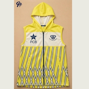 Custom PCB Edition Sleeveless Training Hoodies | CP Sports Cricket <b>Performance</b> <b>Wear</b> - Product Image 5