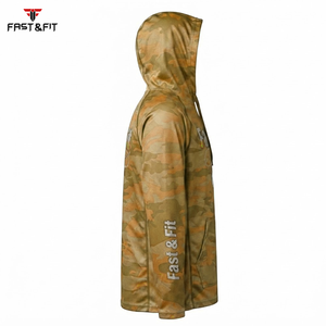 Long Sleeve Sun Protection <b>Lightweight</b> Outdoor Hiking Fishing Custom Quick Dry Polyester Sublimated Fishing <b>Hoodie</b> - Product Image 6