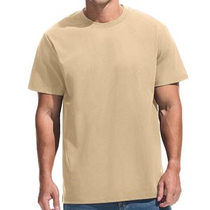 Camiseta Casual de Manga Corta para Hombre, Cuello Redondo, Corte Regular, Color Sólido, Tejido de Jersey de Algodón - Product Image 3