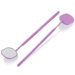 Premium Personalized Stainless Steel Gold-Plated Single-Sided Wall-Mounted Eyelash Extension Inspection <b>Mirror</b> for Professional - Product Image 2