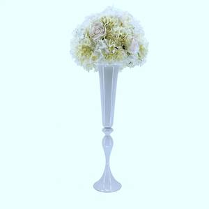 Florero Alto de Vidrio de Lujo, Centro de Mesa de Alta Calidad para Bodas y Decoración con Soporte para Flores, Al Stola 7856 - Product Image 6