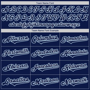 Anti-Bacterial Top Quality OMMiZ women Custom <b>Navy</b> <b>Navy</b>-Powder Blue Authentic <b>Baseball</b> Jersey (16) - Product Image 6