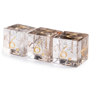 High quality stone dice crystal Smoky quartz natural crystal reiki healing gemstones Engraved custom dice set Vikings - Product Image 6