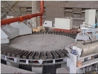 Nouvelle technologie de machine de coulée rotative d'ingots, moteur Indotherm, certifiée ISO 9001, haute efficacité, utilisation facile, roulement