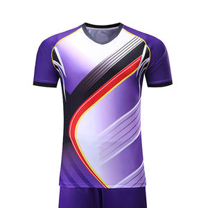Uniformes de Fútbol al Por Mayor de Fábrica, Conjuntos de Camisetas de Fútbol con Diseño Personalizado, 100% Poliéster, Secado Rápido, Transpirable, Digital, Pantalones Cortos de Verano - Product Image 5