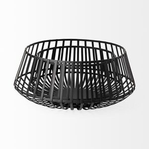 Panier à fruits décoratif en métal, idéal pour la décoration de table à la maison, design élégant, finition polie brillante. - Product Image 4