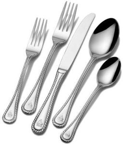 Juego de cubiertos de acero inoxidable de calidad duradera, elegantes utensilios para mesa de comedor, cocina, restaurante, hotel, catering. - Product Image 3