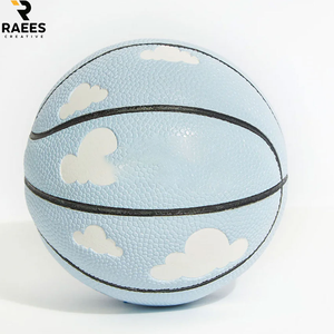 Ballons de basket de haute qualité, couleur et taille personnalisées, avec chambre à air en caoutchouc naturel, design respirant, 580-620g - Product Image 2