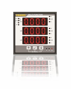 Medidor de Energía Multifunción Digital Trifásico YOKINS YI-543 de 4 Dígitos, 5A 500V, con CT/PT Seleccionables - Product Image 1