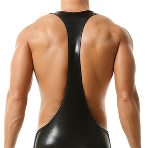 Custom Made High Quality Men's <b>Singlets</b> for Summer Breathable <b>Running</b> Knitted Workout Polyester/Cotton 220g Scope Neck - Product Image 5