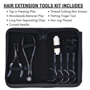 Accesorio Profesional para el Cuidado del Cabello con Diseño de Fácil Agarre, Kit de Pinzas para Extensiones de Cabello y Diseño Portátil para Salón - Product Image 3