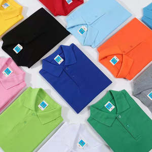 Polo personnalisé pour homme, broderie personnalisée du logo, t-shirt 100% polyester, couleur unie décontractée, manches courtes, coupe classique, polo pour homme - Product Image 1