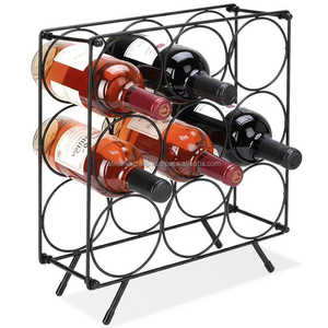 Serie Cellar Master: Estante Metálico Comercial para Almacenamiento de Vino, Unidad de Exhibición de Suelo para Viñedos y Hostelería, Exportación Directa a India - Product Image 6