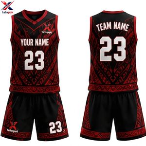 Ensemble d'uniformes de basket-ball sublimés personnalisés les plus vendus unisexe adultes et enfants concevez votre propre Kit d'équipe vêtements de basket-ball en gros - Product Image 2