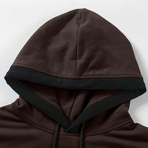 Sweat à capuche oversize pour homme, 100% coton, poids lourd, qualité supérieure, avec poche, écologique, streetwear, hiver - Product Image 3