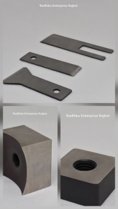 ใบมีดเครื่องอัดเม็ดพลาสติก RADHIKA ENTERPRISE สำหรับเครื่องจักรรีไซเคิลพลาสติก ผลิตจากเหล็กกล้าคาร์บอน HSS ออกแบบอย่างแม่นยำ - Product Image 2