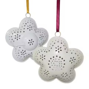 Aluminum Snowflake Hanging Ornament Modern Christmas <b>Tree</b> Decoration Laser <b>Cut</b> <b>Machine</b> Made Holiday Decor - Product Image 1
