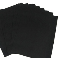 Prix bon marché toutes les tailles papier de carton noir de coupe