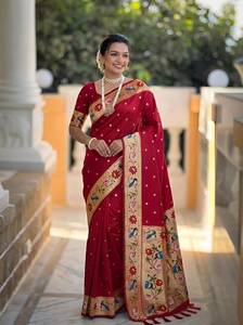 Ensemble de sari en soie à imprimé numérique violet, séchage rapide, tenue traditionnelle indienne et pakistanaise, robe à bordure florale pour cérémonie - Product Image 3