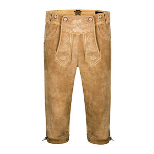 Nouvelles Lederhosen Bavaroises pour Hommes 2026 – Vêtements Traditionnels Courts en Cuir Véritable Respirant de Haute Qualité, Couleur et Logo Personnalisables - Product Image 6
