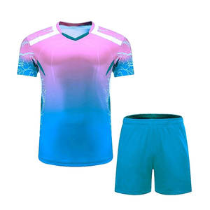Tenue de tennis unisexe de haute qualité, sublimation, manches courtes, respirante, séchage rapide, robe de tennis, logo personnalisé, vente en gros - Product Image 1