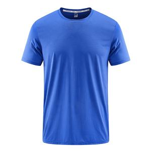 Gran oferta, camiseta ecológica informal de manga corta de Color sólido para hombre, camisa de cuello de punto personalizable - Product Image 4