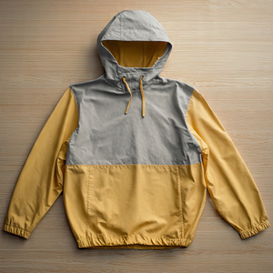 Veste coupe-vent à capuche de haute qualité avec fermeture éclair, 100% nylon et élasthanne, imperméable, pour hommes, coupe-vent unisexe pour l'extérieur - Product Image 6