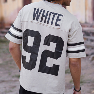 T-shirt Oversize de Luxe en Jersey de Coton Épais à Épaules Tombantes, Grammage Lourd, Haute Densité, Style Streetwear - Product Image 2