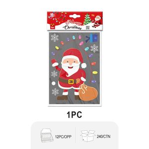 Pegatinas Adhesivas para Ventanas de Navidad, Doble Cara, Tarjeta de Regalo para Maestros, Oferta Relámpago, 12 Piezas, Regalos Económicos para Navidad - Product Image 4