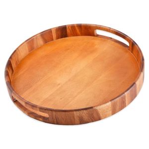 Durable <b>Wooden</b> <b>Serving</b> <b>Platter</b> & Multi-Use Organizer Tray for Wedding Beverages Desserts Bread & Hospitality - Product Image 1