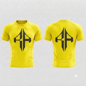 Nuevo Rashguard Cómodo para Adultos, Manga Corta, Cuello Redondo, Estampado por Sublimación, Secado Rápido, Transpirable, Material de Spandex/Poliéster para Hombre - Product Image 1