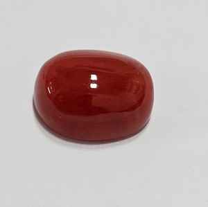 Coral Rojo Italiano, Nuevo Producto, Forma Ovalada, Gema de Vidrio Fino de Alta Calidad, Gema Suelta para Joyería, Para India - Product Image 1