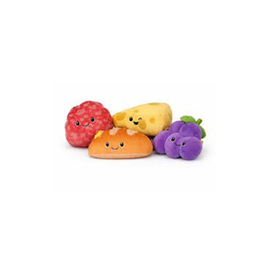 Juego de peluches de frutas, fresa, queso, pan, uvas, almohada suave, animal de peluche para niños, alivio del estrés, 11-30cm - Product Image 1
