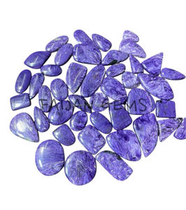 Charote naturelle Cabochon de pierres précieuses en vrac polies cristal de toutes tailles pour la fabrication de pendentifs de bijoux - Product Image 1