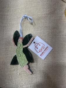 Colgante de Bolso de Alta Calidad Hecho a Mano, Estilo Bohemio Cristiano, con Perlas de Imitación y Cuentas de Vidrio Lampwork en Forma de Paz, con Cuentas de Semillas, para Niños - Product Image 5