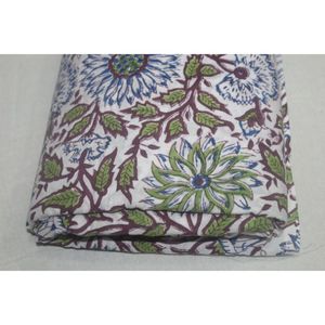 Tela de Algodón Estampada a Mano de Primera Calidad, Ligera, con Diseño Floral, para Confección de Vestidos para Niñas y Niños - Product Image 4