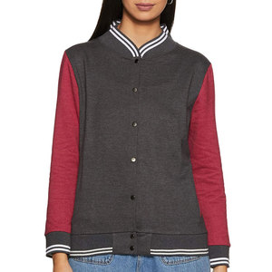 Veste universitaire pour femmes très vendue, veste universitaire respirante, veste universitaire pour femmes de couleur unie - Product Image 1
