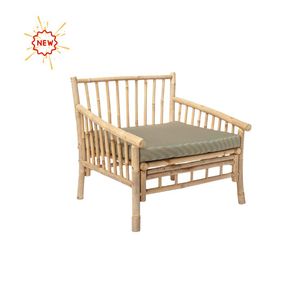 Mesa y silla de bambú, material natural, para decoración del hogar, muebles de interior y exterior para jardín - Product Image 6