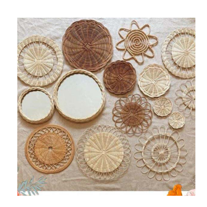 Wedding <b>Table</b> Decor Rattan Placemat Handmade Natural Woven Dining <b>Mat</b> Vietnam Supplier - Product Image 1