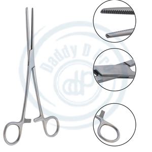 Pince professionnelle en acier inoxydable Pean pince hémostatique droite 20cm pince pour Instruments médicaux vétérinaires DADDY D PRO - Product Image 1