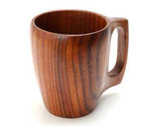 Taza de madera tallada, taza artesanal, taza de cerveza de madera, jarra de madera, copa de madera, vajilla de madera, taza para bebidas de madera, tradicional - Product Image 1