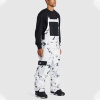 Pantalon de ski camouflage pour homme - Combinaison de snowboard imperméable, coupe-vent, respirante, isolée Polartec, hiver, logo personnalisé