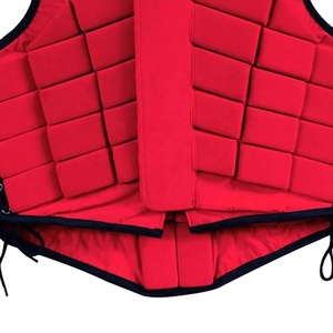 <b>Red</b> Equestrian Top Class Comfortable Polyester Material Light Weight Best Design Breathable Horse Riding Safety Vest 2026 - Product Image 2
