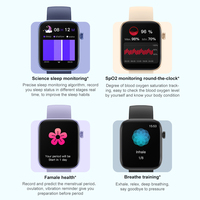 Jam tangan pintar kabel telepon tidur logam sentuh 2024 tali persegi kustom panggilan seri Senior jam tangan pintar olahraga wanita Hombre Kesehatan