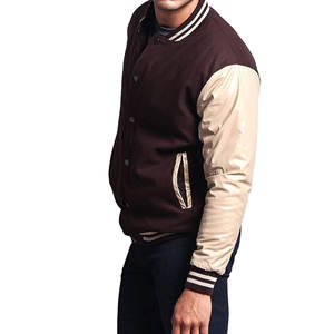 Chaqueta Varsity Personalizada para Hombre, Cuello Alto, Resistente al Viento, Transpirable, Ligera, de Alta Calidad para Invierno - Product Image 6